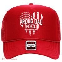 Proud Dad We Wear RED Until They Come Home Hat thumb 0
