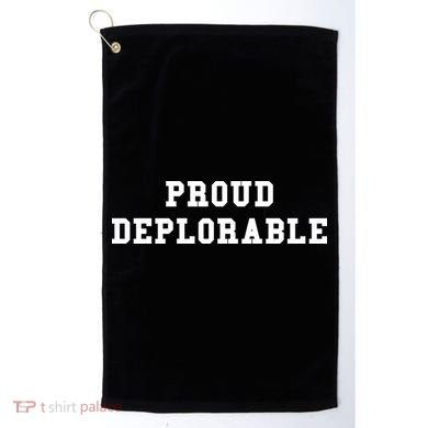 Proud Deplorable Golf Towel