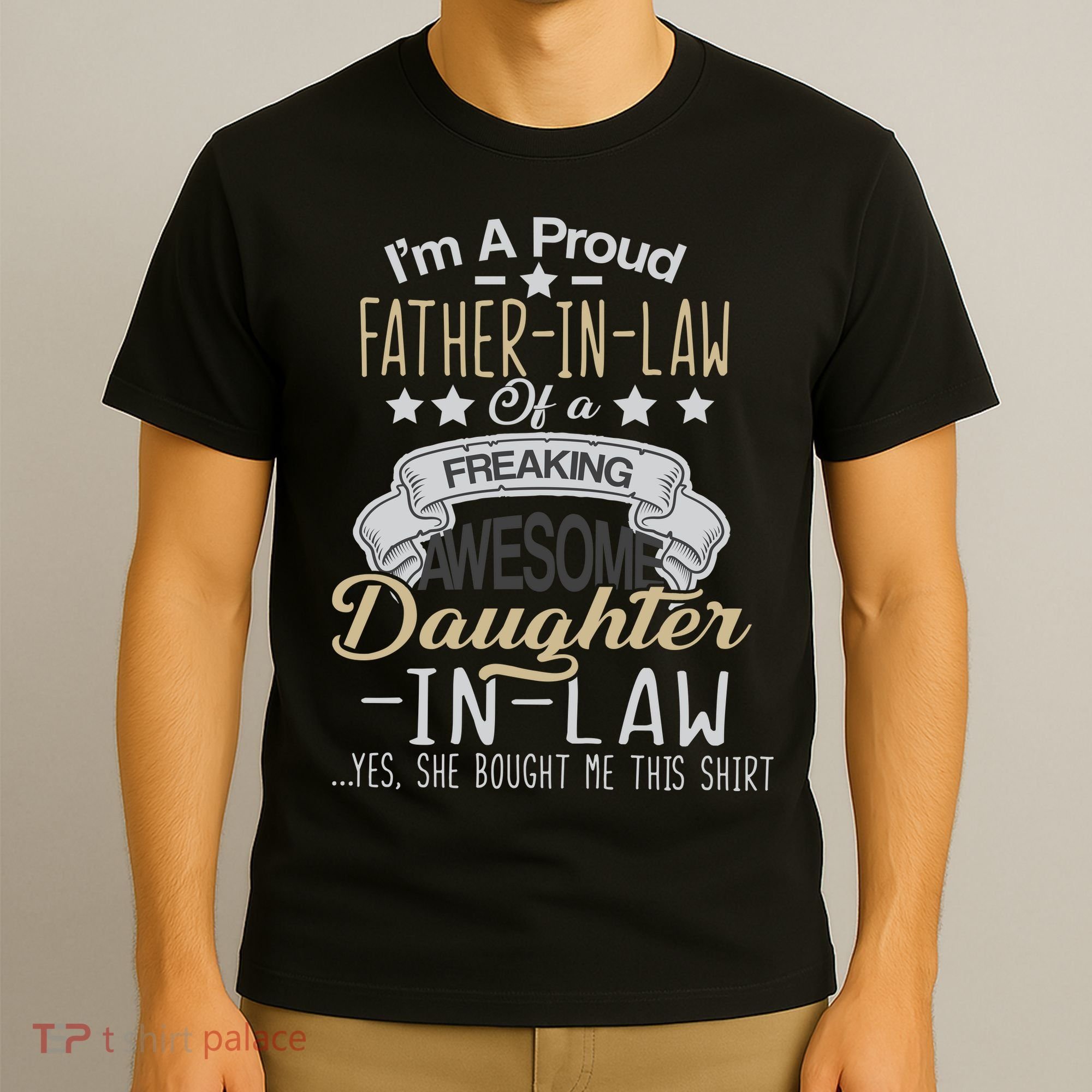 Proud Father In Law Of A Awesome Daughter-In-Law T-Shirt