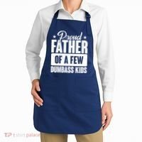 Proud Father Of Dumbass Kids Funny Dad Apron thumb 2