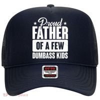 Proud Father Of Dumbass Kids Funny Dad Hat thumb 0