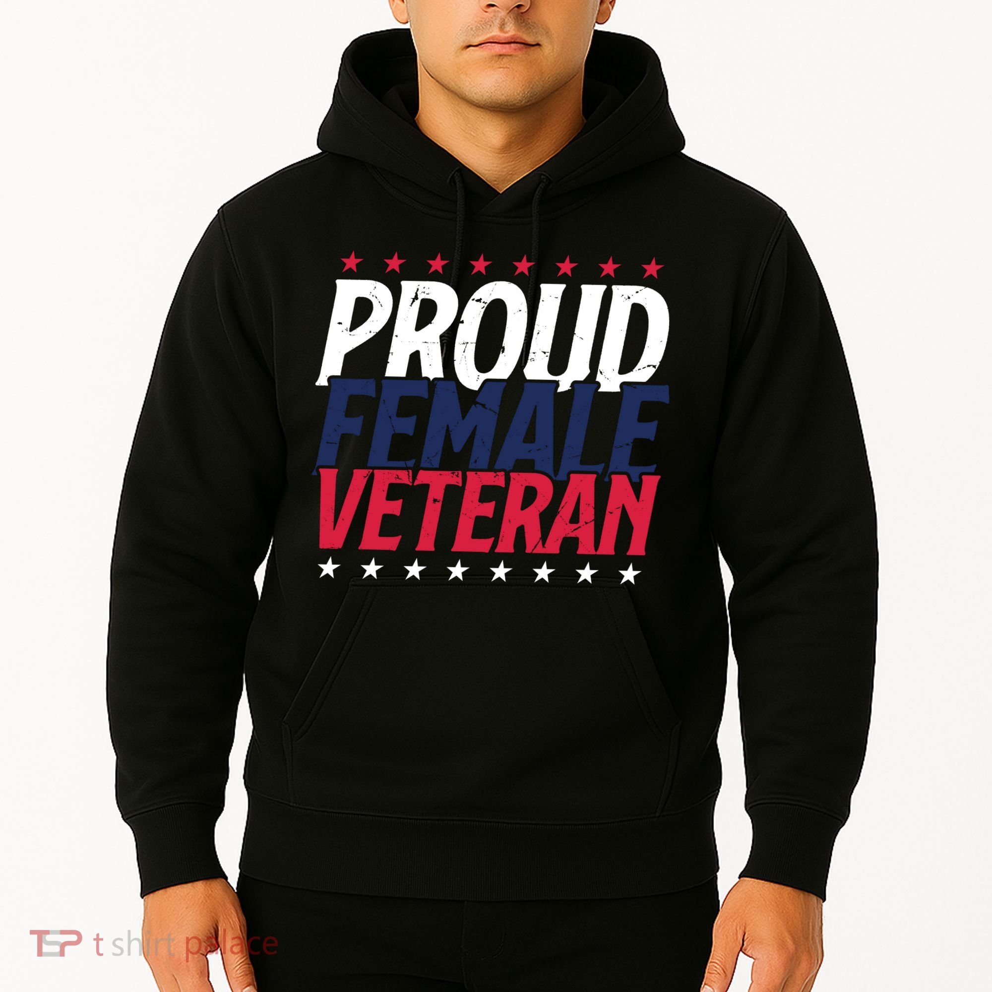 Proud Female Veteran Hoodie