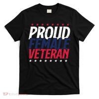 Proud Female Veteran T-Shirt thumb 0