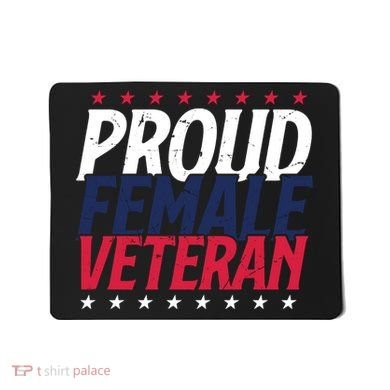 Proud Female Veteran Mousepad