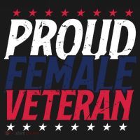 Proud Female Veteran Mousepad thumb 1