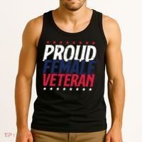 Proud Female Veteran Tank Top thumb 3