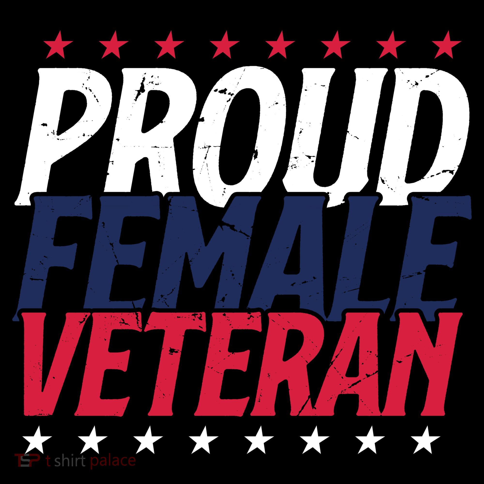 Proud Female Veteran Kids Sweatshirt