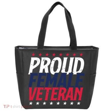 Proud Female Veteran Tote Bag