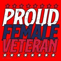 Proud Female Veteran Santa Hat thumb 1