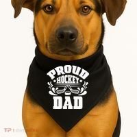 Proud Hockey Dad USA-Made Doggie Bandana thumb 1