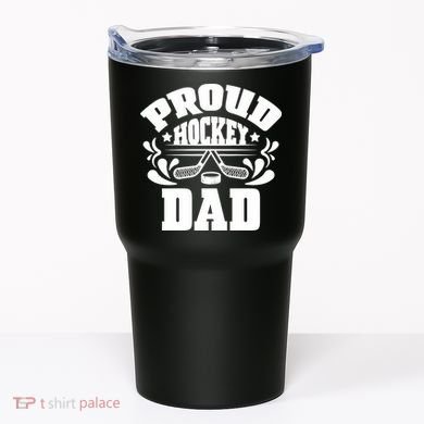 Proud Hockey Dad Tumbler