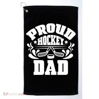 Proud Hockey Dad Golf Towel