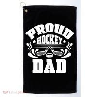 Proud Hockey Dad Golf Towel thumb 0