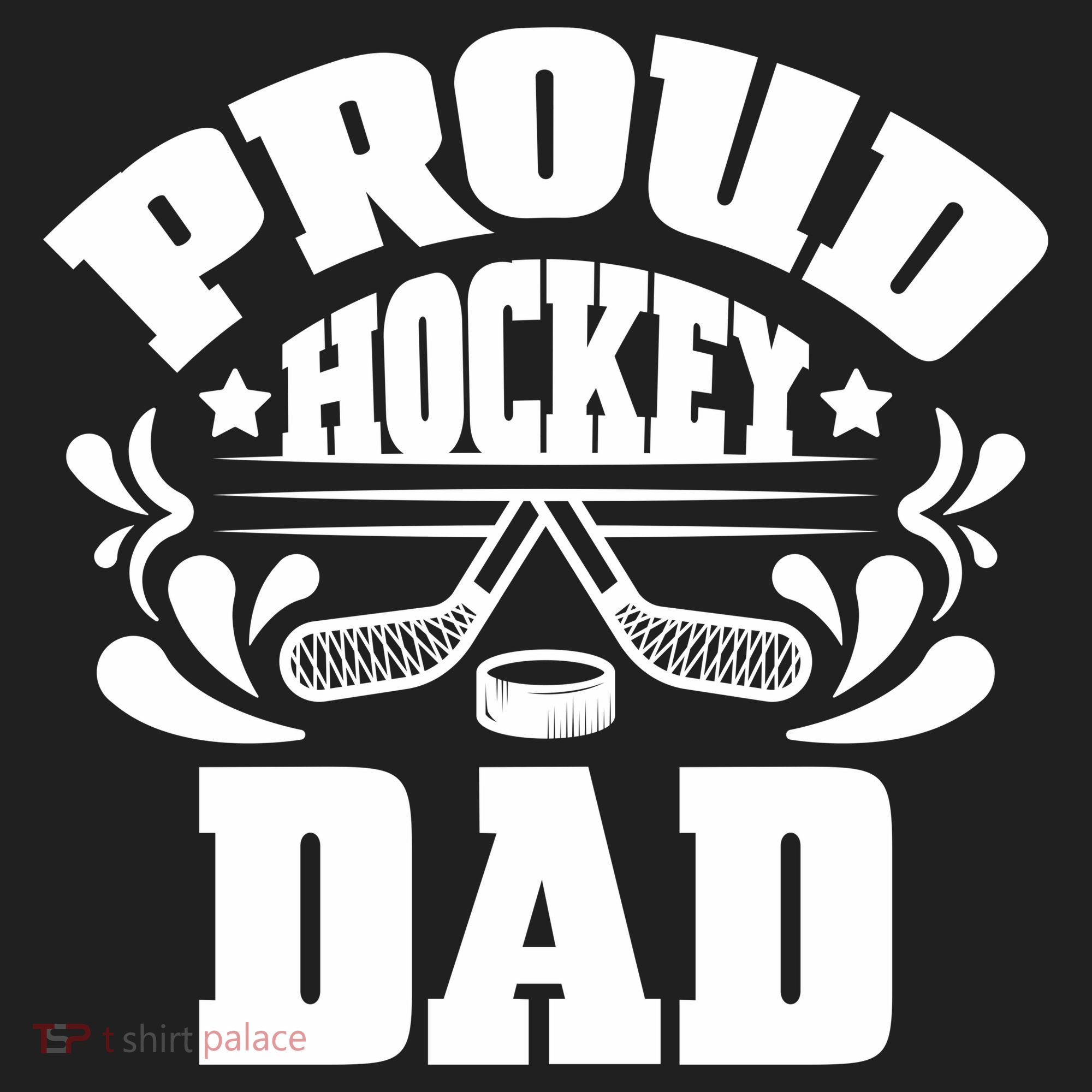 Proud Hockey Dad Golf Towel