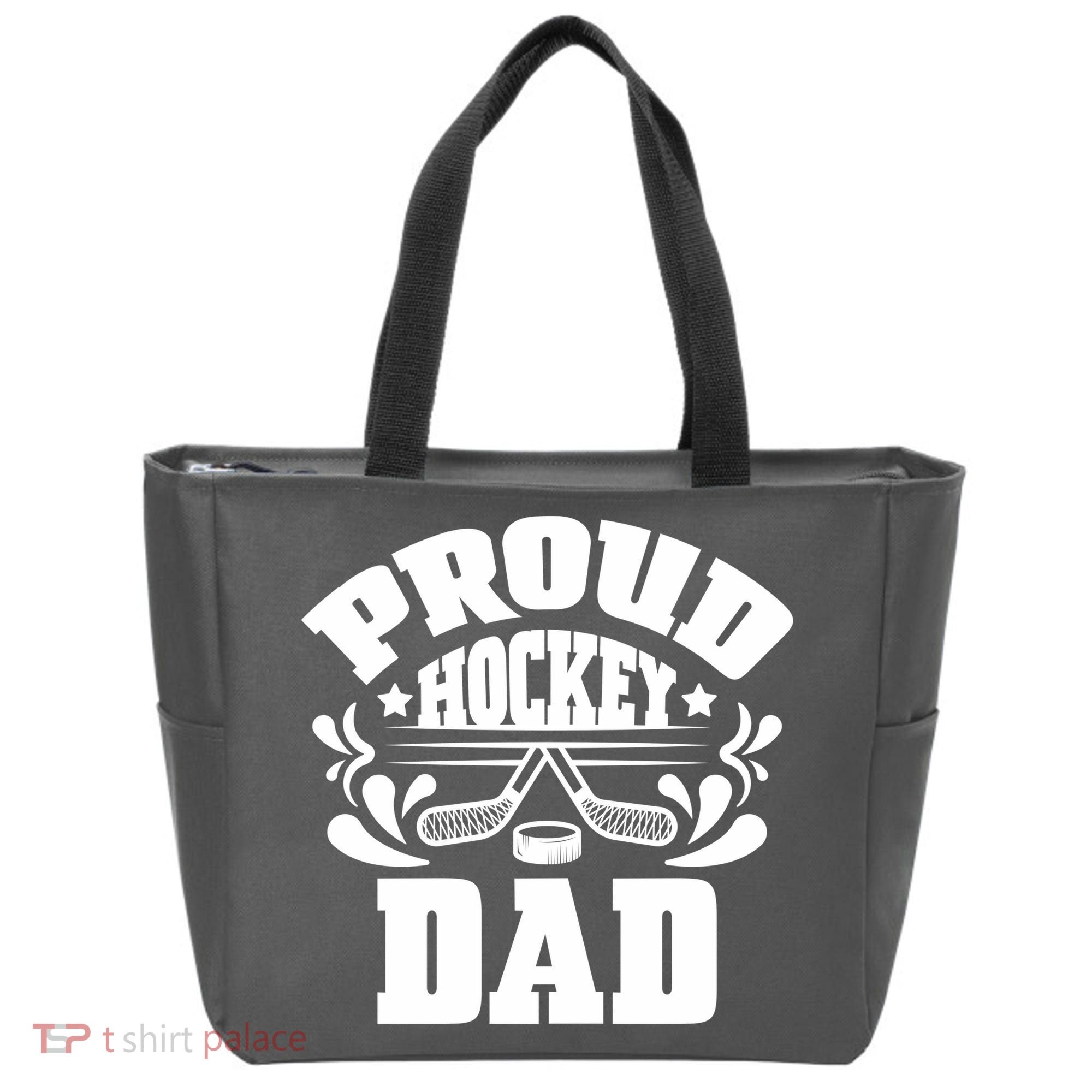 Proud Hockey Dad Tote Bag