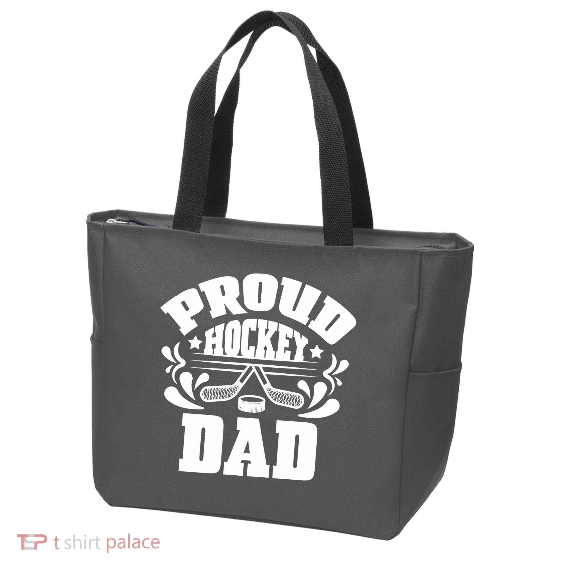 Proud Hockey Dad Tote Bag