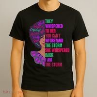 Proud Inspiring Black Woman I Am The Storm T-Shirt thumb 3