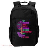 Proud Inspiring Black Woman I Am The Storm Backpack thumb 0