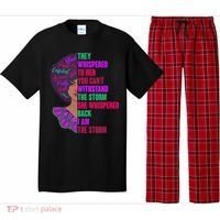 Proud Inspiring Black Woman I Am The Storm Pajama Set thumb 0