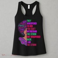Proud Inspiring Black Woman I Am The Storm Women's Tank Top thumb 3