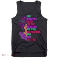 Proud Inspiring Black Woman I Am The Storm Tank Top thumb 0