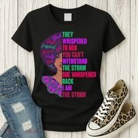 Proud Inspiring Black Woman I Am The Storm Women's T-Shirt thumb 3