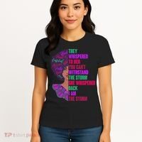Proud Inspiring Black Woman I Am The Storm Women's T-Shirt thumb 4