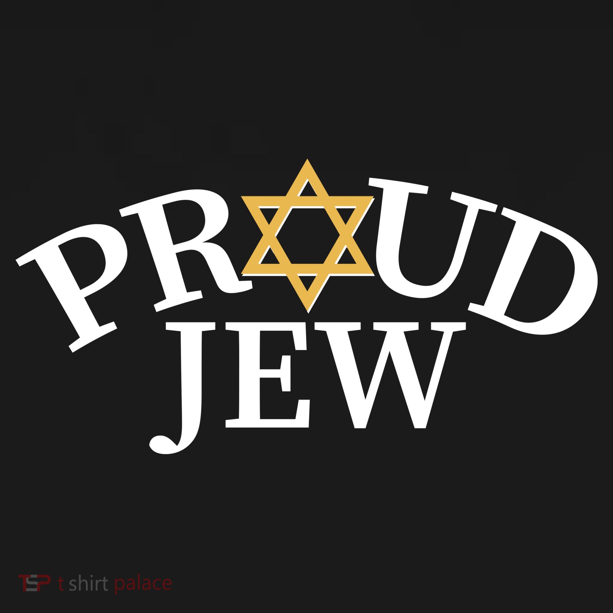 Proud Jew Jewish Star Logo Bucket Hat