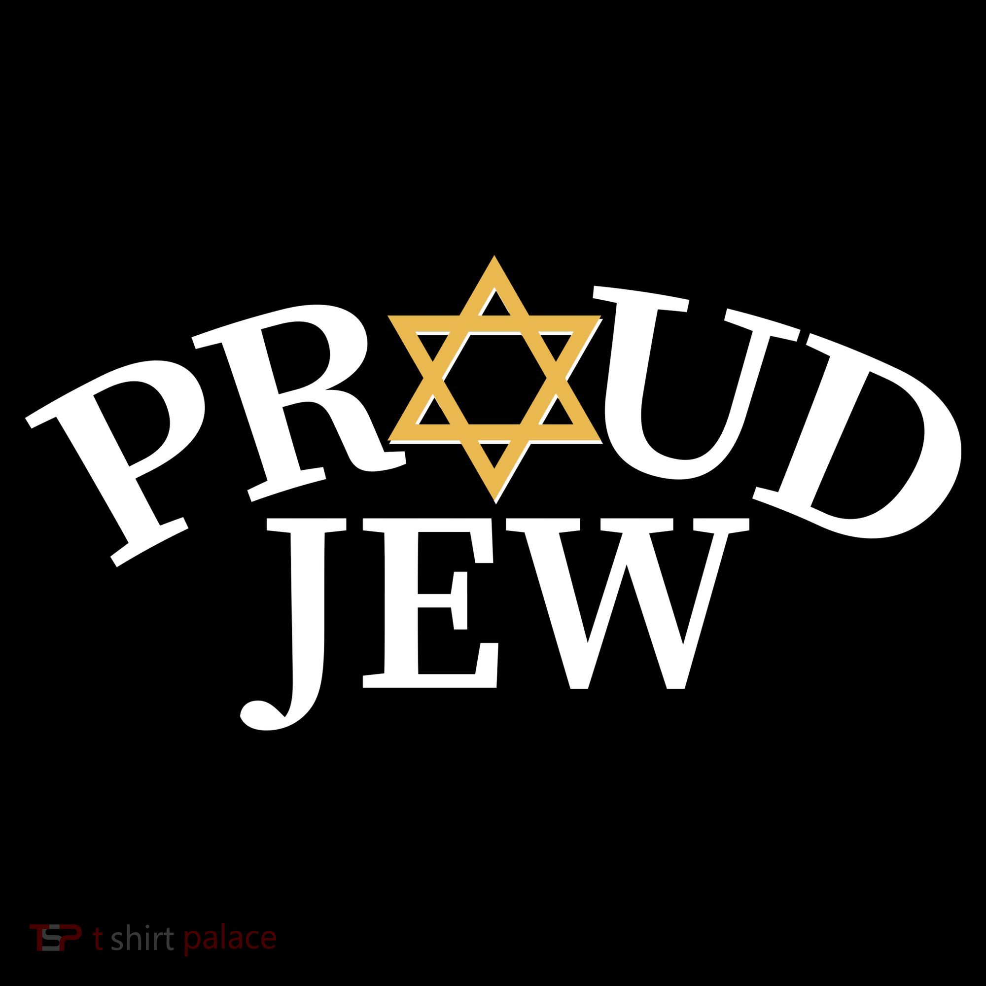 Proud Jew Jewish Star Logo Women's Hoodie