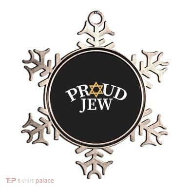 Proud Jew Jewish Star Logo Ornament