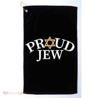 Proud Jew Jewish Star Logo Golf Towel thumb 0