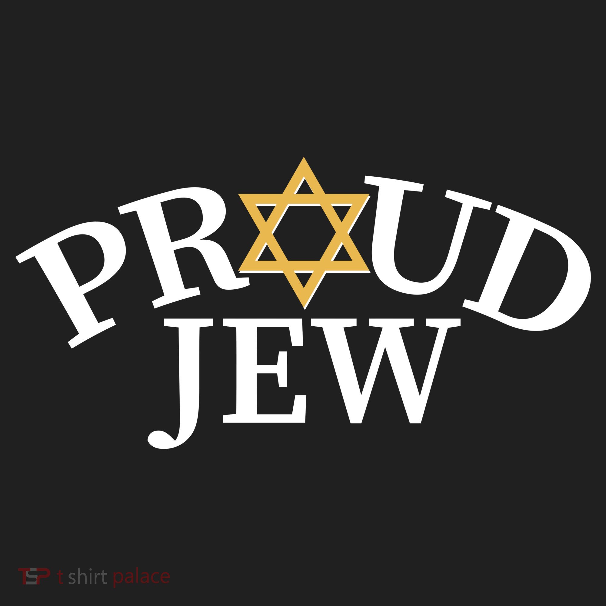 Proud Jew Jewish Star Logo Golf Towel