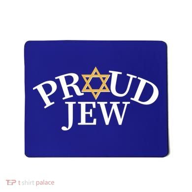 Proud Jew Jewish Star Logo Mousepad