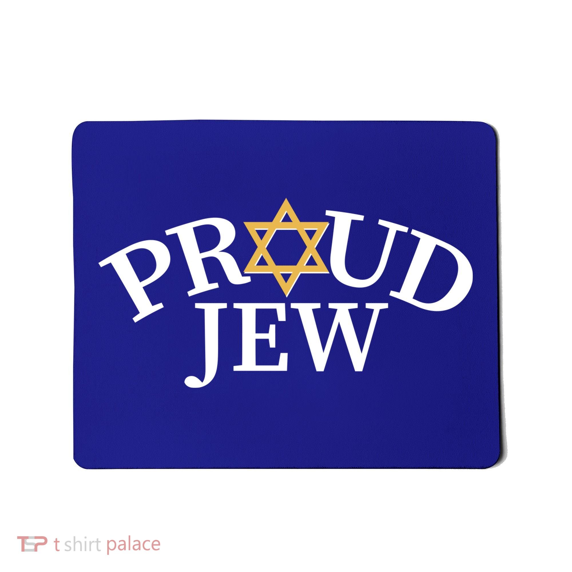 Proud Jew Jewish Star Logo Mousepad