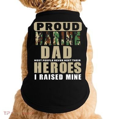 Proud Marine Dad Doggie Tank