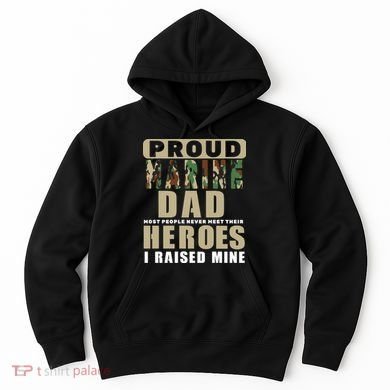 Proud Marine Dad Hoodie
