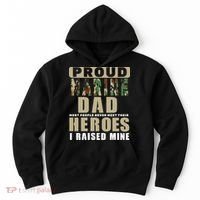 Proud Marine Dad Hoodie thumb 0