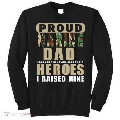 Proud Marine Dad Sweatshirt
