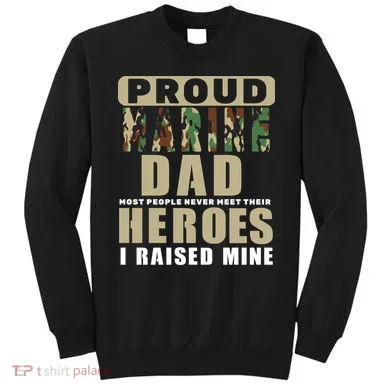 Proud Marine Dad Sweatshirt