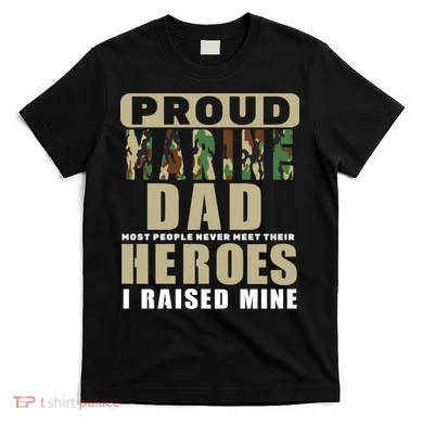 Proud Marine Dad T-Shirt