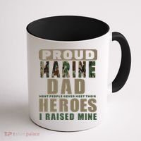Proud Marine Dad Coffee Mug thumb 1