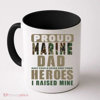 Proud Marine Dad Coffee Mug