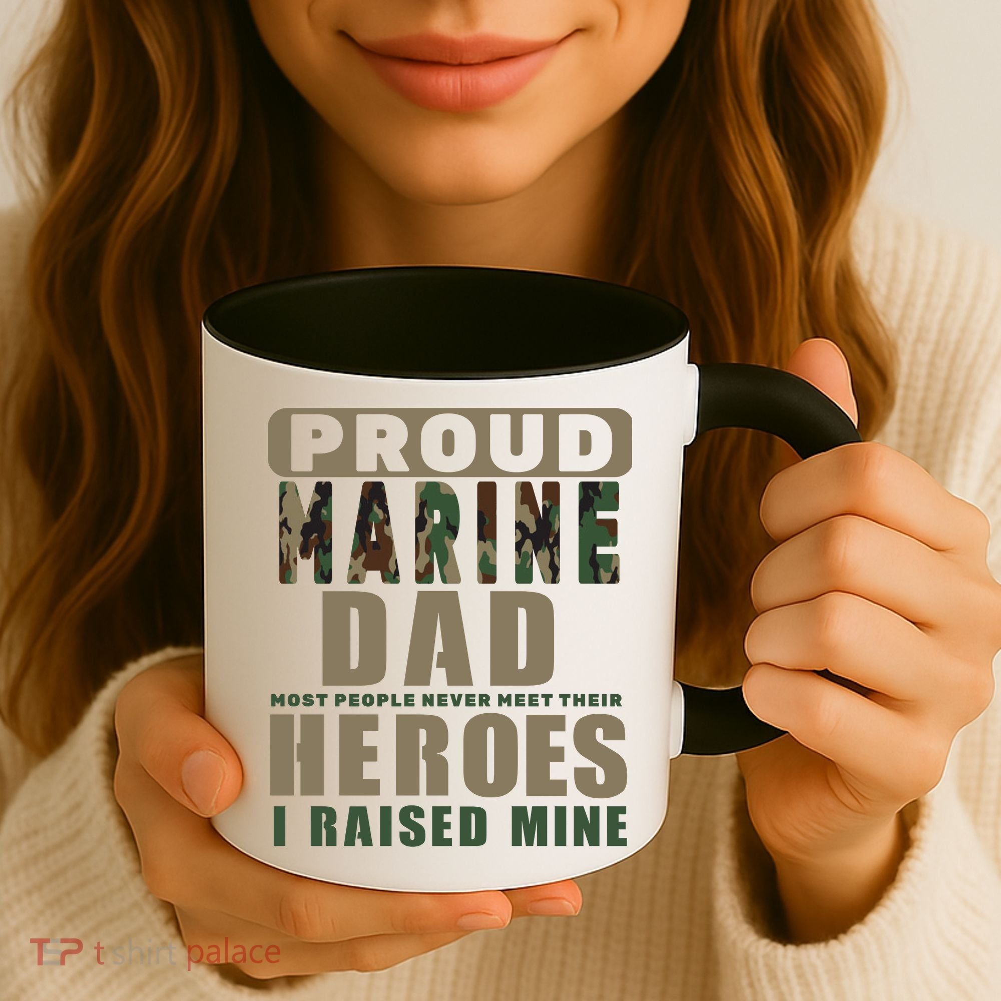 Proud Marine Dad Coffee Mug