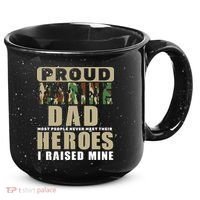 Proud Marine Dad 15oz Campfire Ceramic Mug thumb 0