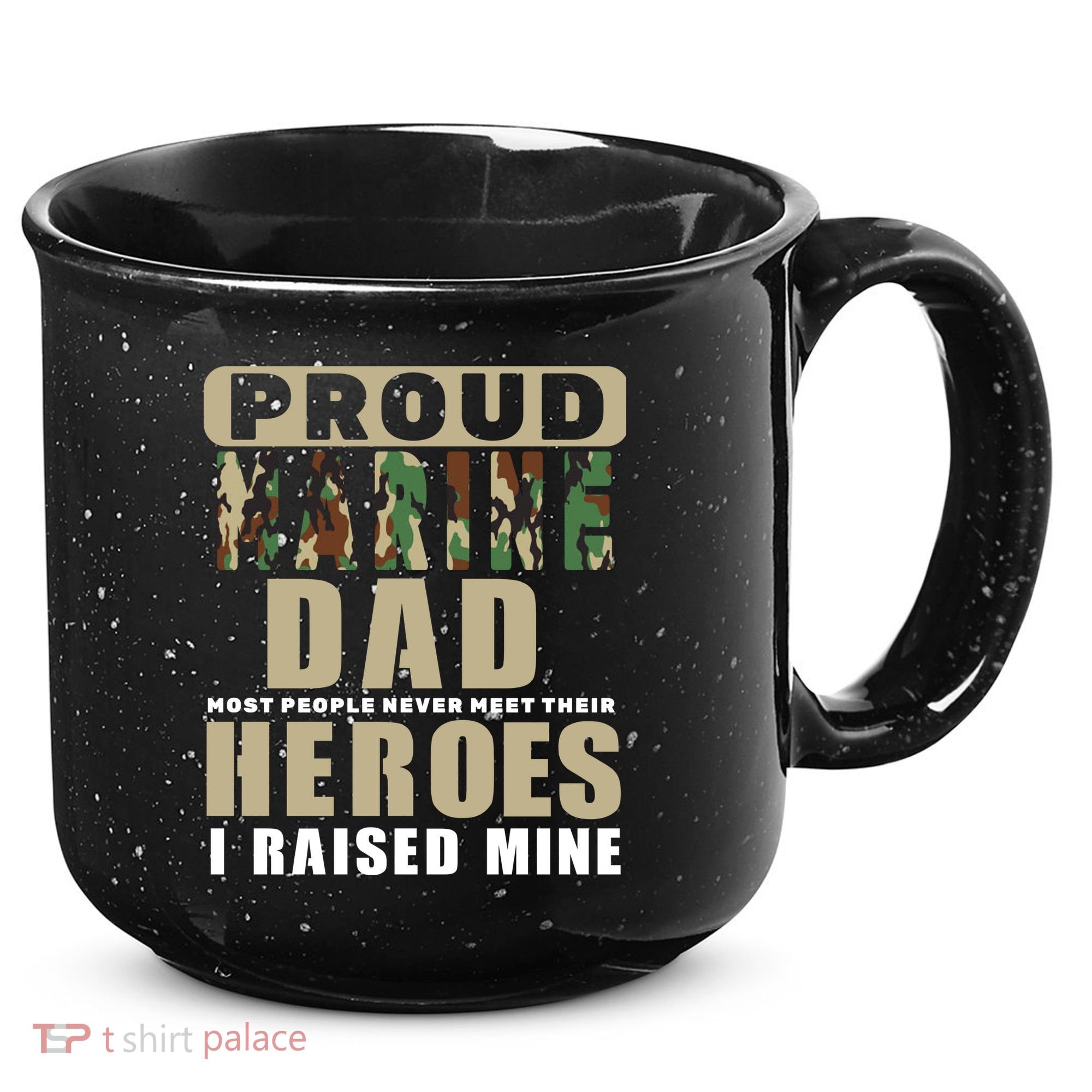 Proud Marine Dad 15oz Campfire Ceramic Mug