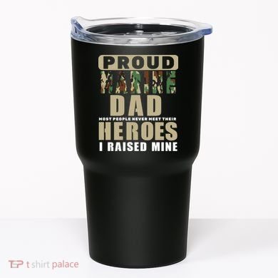 Proud Marine Dad Tumbler