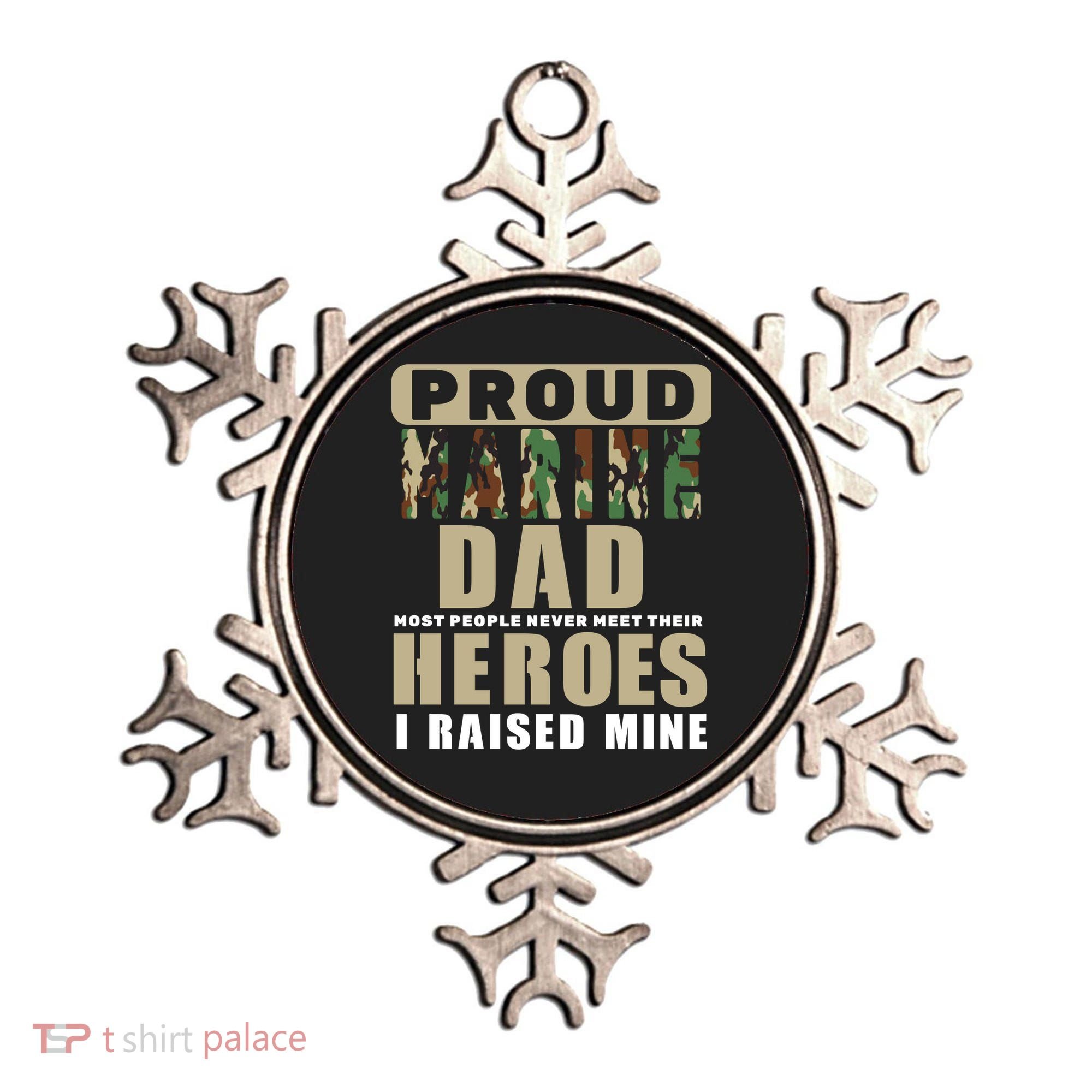 Proud Marine Dad Ornament