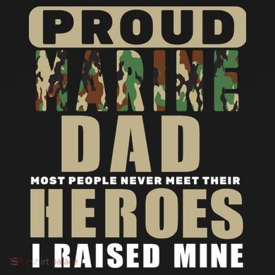 Proud Marine Dad Tall Sweatshirt