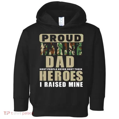 Proud Marine Dad Toddler Hoodie