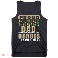 Proud Marine Dad Tank Top thumb 0